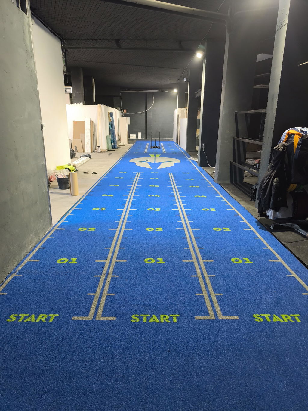 Pista de césped de alto rendimiento personalizada