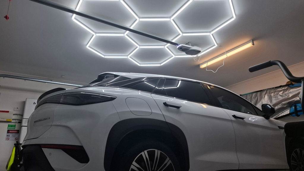 Hexagon Lights - 7 Grid Circle LED System