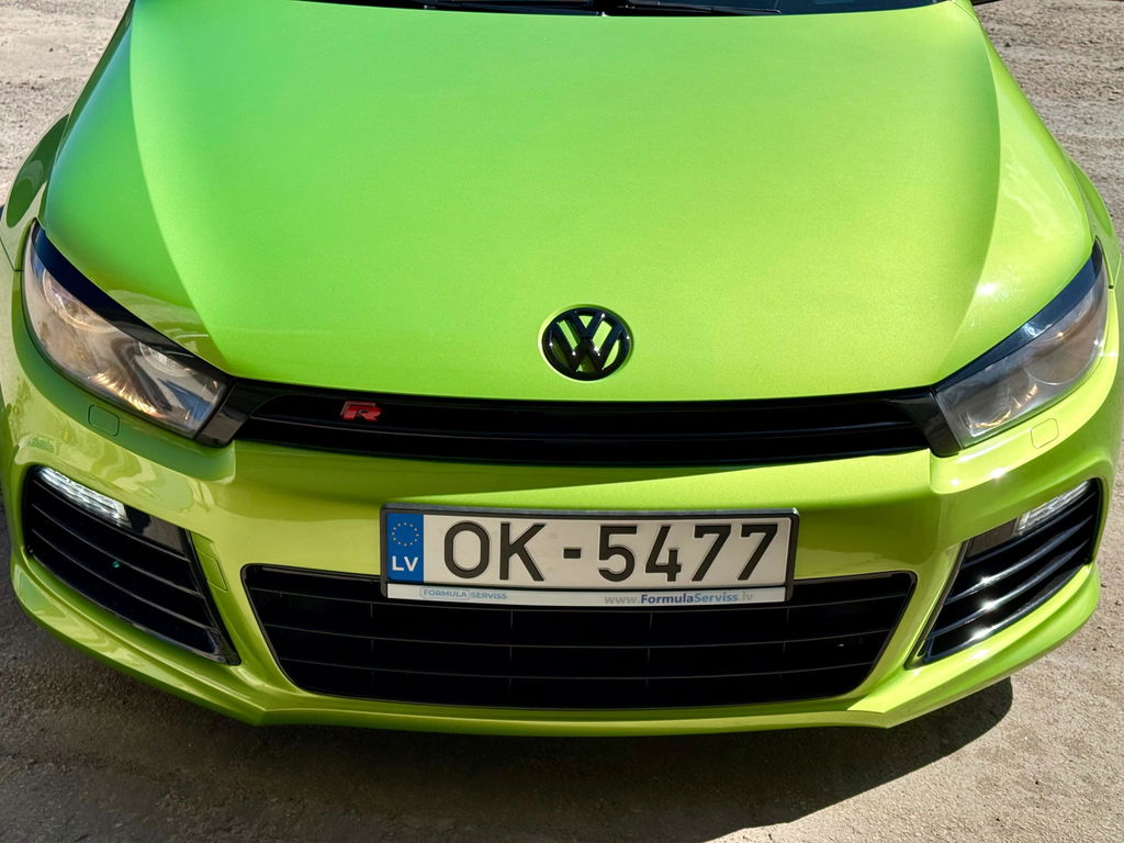 VW Scirocco Gloss Black Headlight Eyebrows