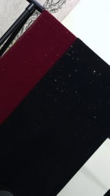 CHERRY LUSTER -Glitter georgette