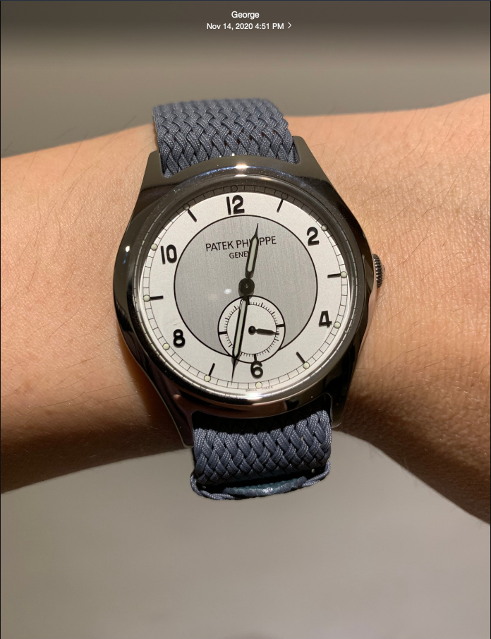 EULIT Panama Black Perlon Single-Pass Watch Band Strap