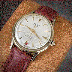 Hadley-Roma MS881 Brown Oil-Tanned Leather Watch Band Strap
