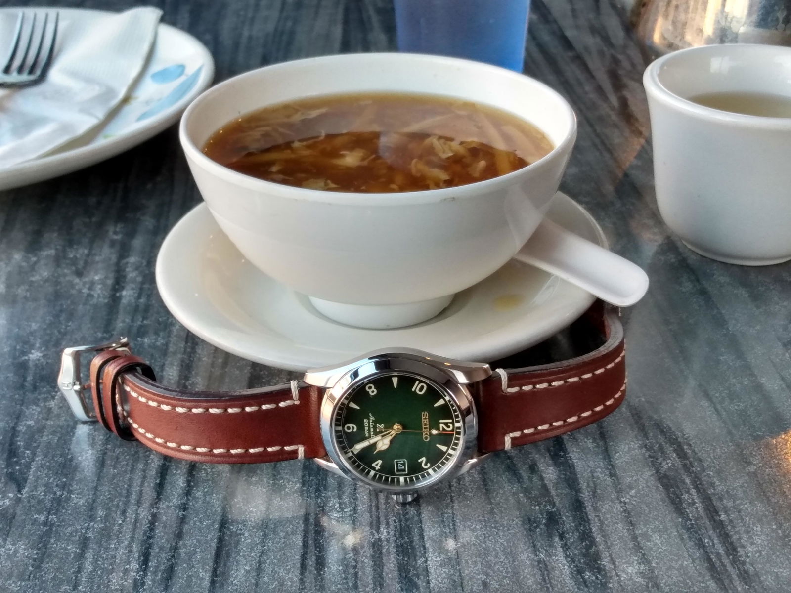 Hirsch Liberty Brown Leather Quick-Release Watch Band Strap