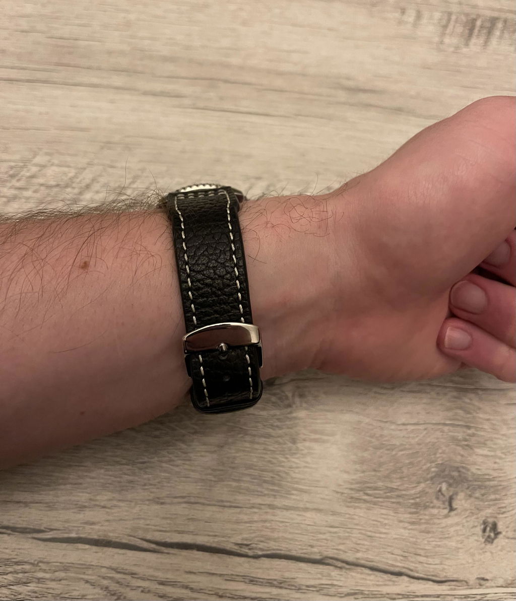 RIOS1931 Typhoon Cognac Buffalo Leather Watch Band Strap