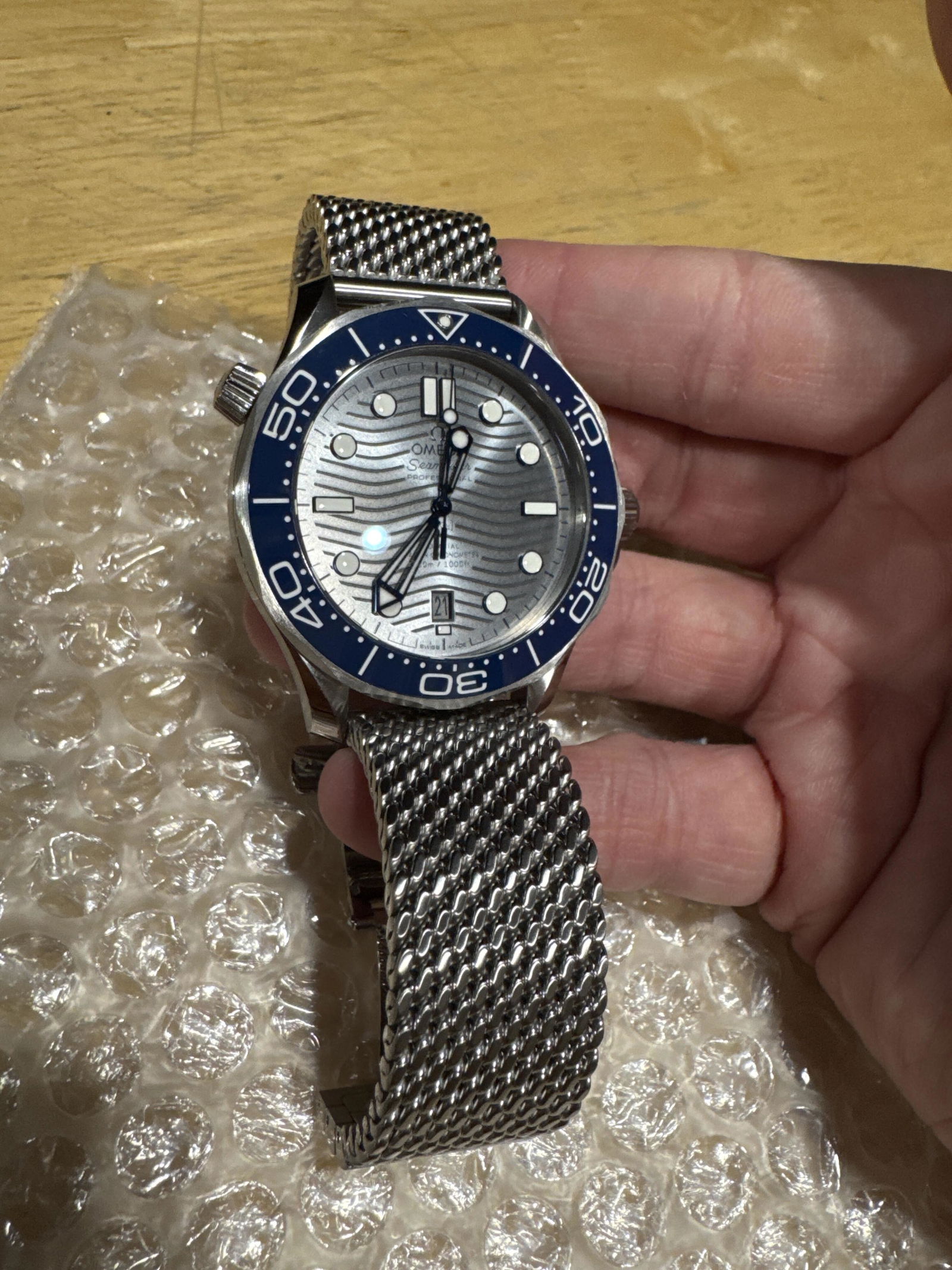 Staib 2792 Polished Milanese Mesh Steel Watch Band