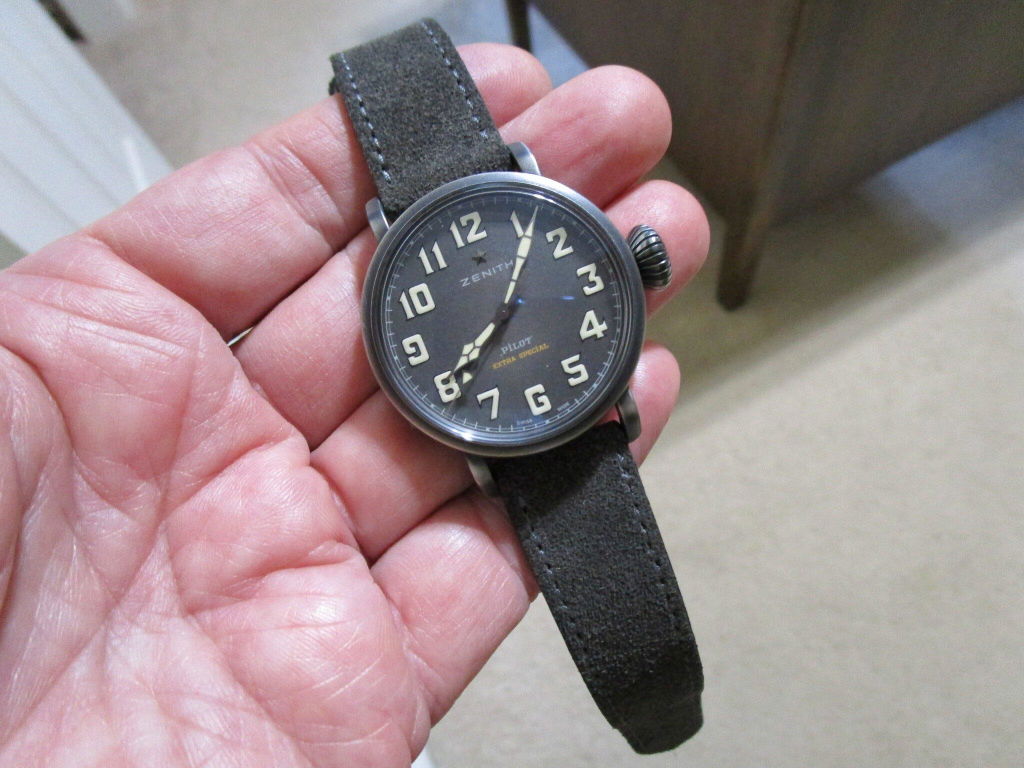 Fluco Nizza Hazelnut Rust Suede Leather Watch Band Strap