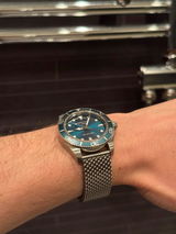 Staib Dive Extension Polished Milanese Steel Mesh Watch Band