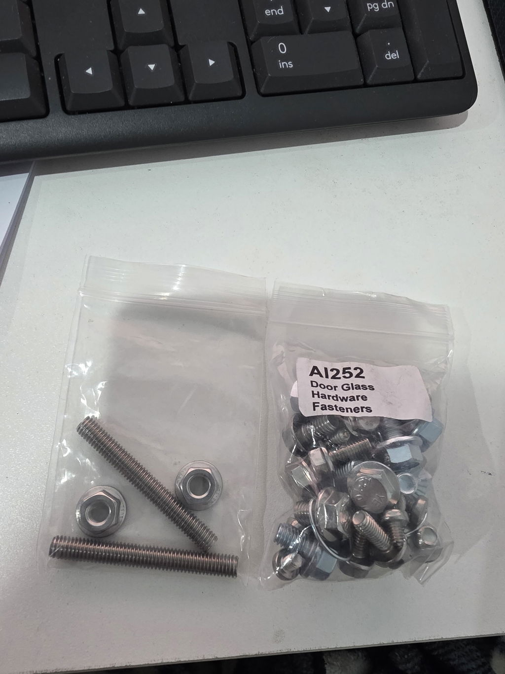 DOOR GLASS HARDWARE FASTENER KIT for VB VC VH VK VL