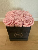 Infinity Rosen | Velvet Box eckig | S