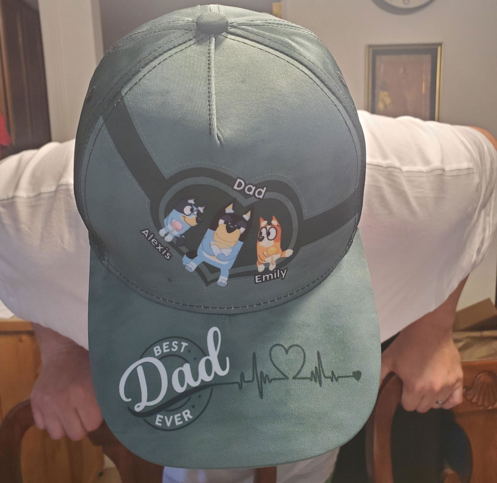 Customer photo of Best Dog Dad Classic Cap - Personalized Gifts For Father…