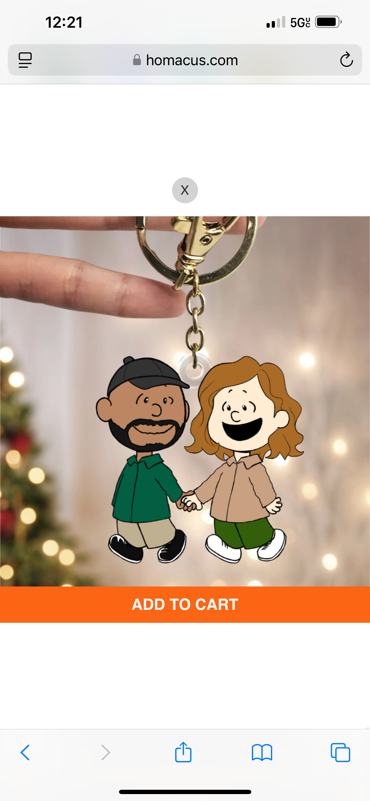 Customer photo of Personalized Gifts For Mom Keychain With Dog Charms