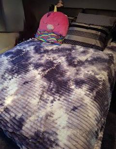 Violet Fleece Blanket