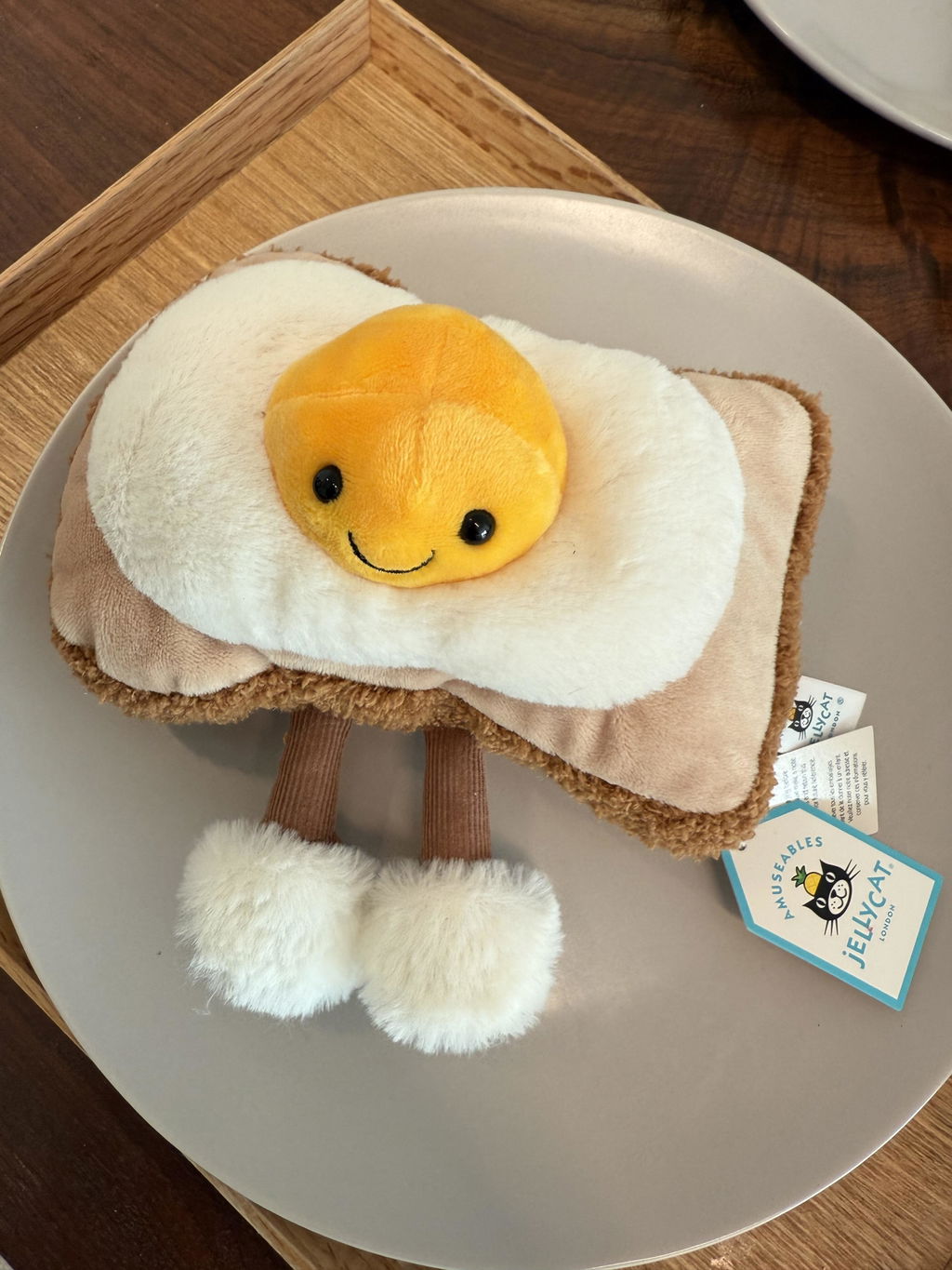 Jellycat 太陽蛋多士 Amuseables Egglantine Egg On Toast 16cm