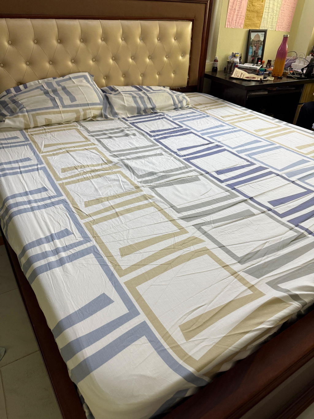 Imprimer Modern Maze - Printed Fitted Sheet