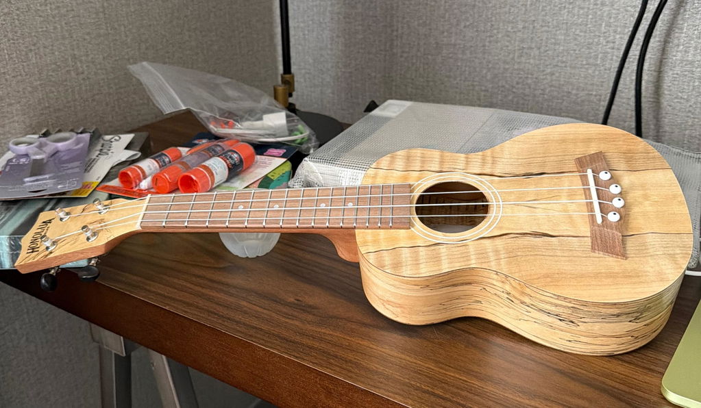 Honu Limited Edition Spalted Maple Soprano Ukulele