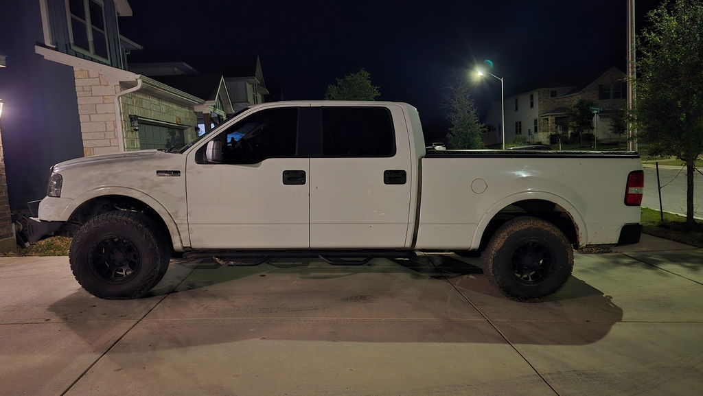 2004-2008 Ford F-150 Aftermarket Full Width Front Bumper w/ Winch Plate & 4 LED Spotlights - Hooke Road