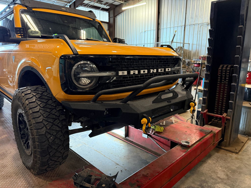 Hooke Road Front Bumper w/ Tube Bars for 2021-2026 Ford Bronco (Excluding Raptor)