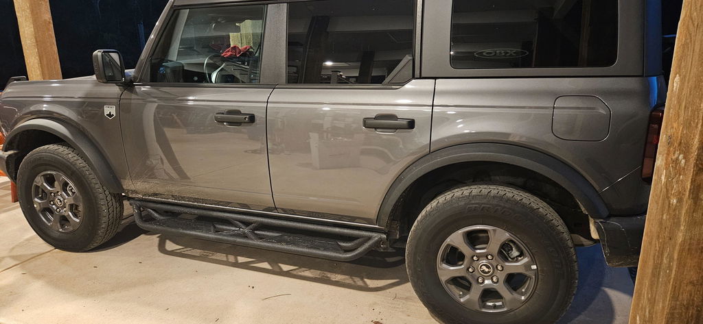 Ford Bronco Nerf Bars Side Steps Running Boards (21-26 4 Door Models) - Hooke Road