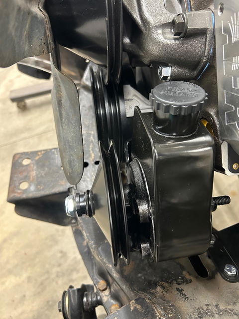 One Groove Set-Back, Bolt-On, Keyed Shaft, Power Steering Pump Pulley 515