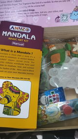 Mandala Magic Art Kit – DIY Craft Set with Brush Pens & Stamps