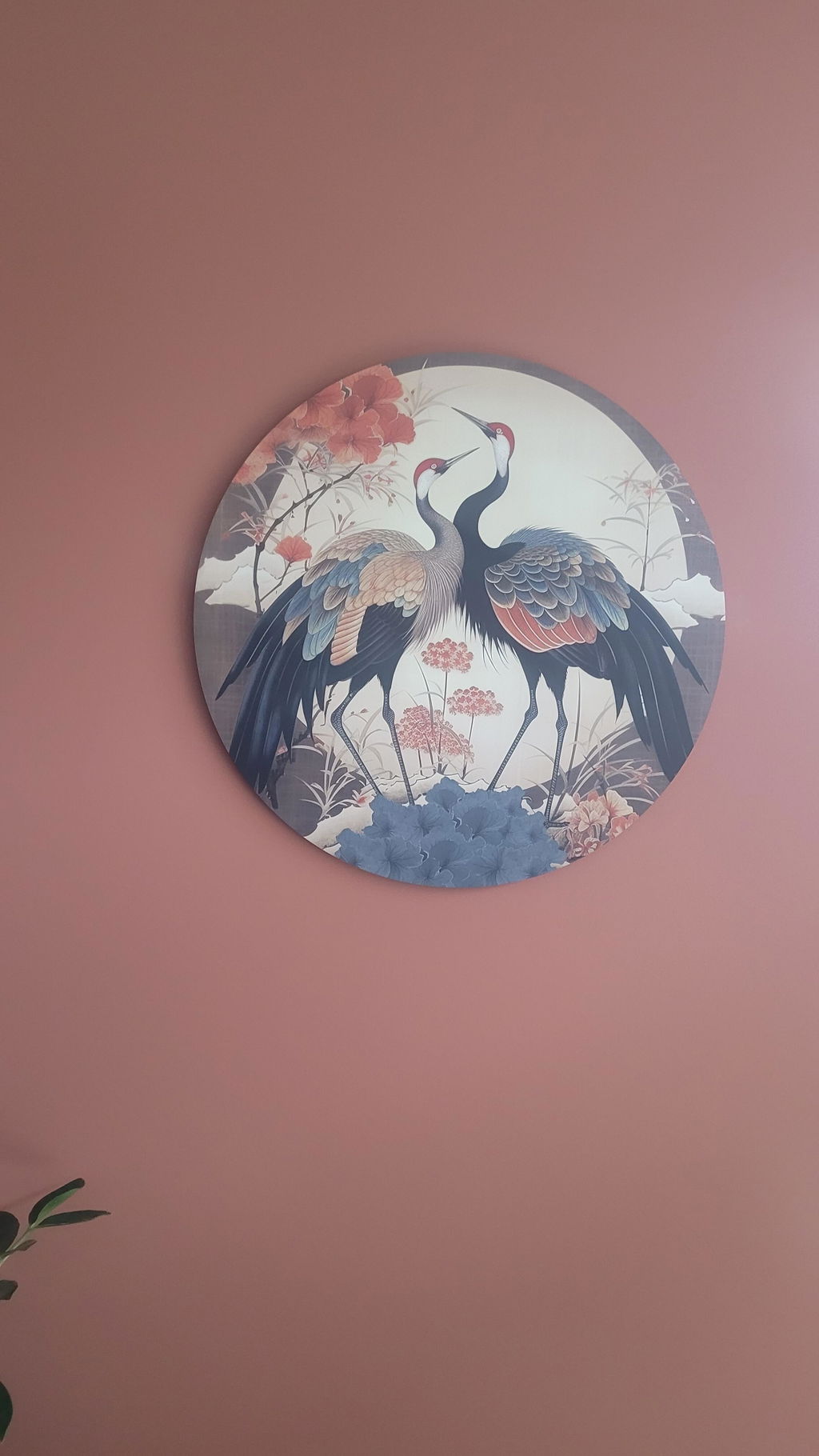 Japanse kraanvogels 2 · Muurcirkel