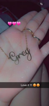 Custom Name Letter Necklace