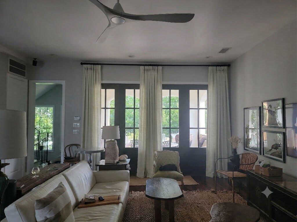 Linen Blend Curtains Natural Style