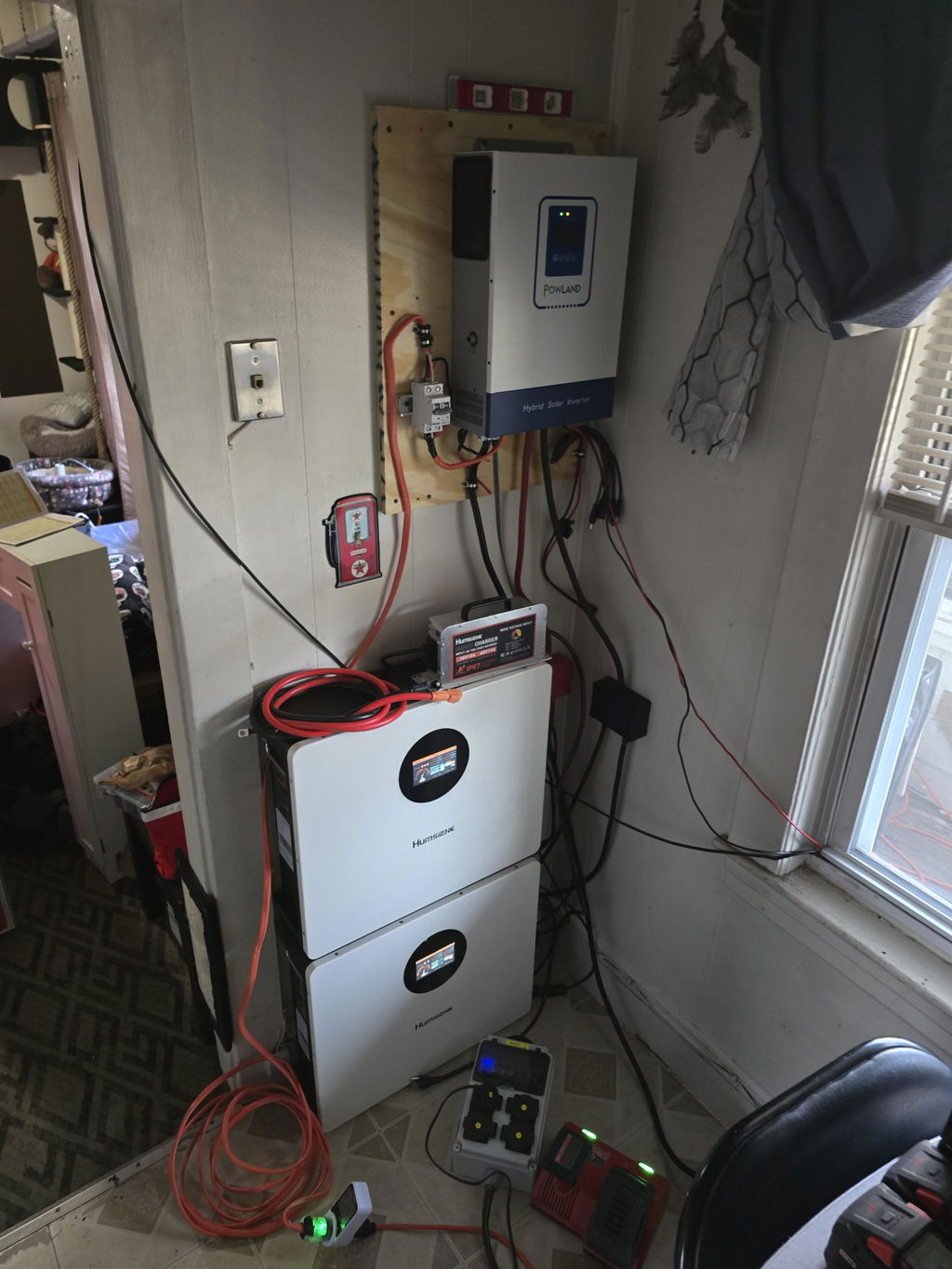 Humsienk Dedicated Single-ended Quick-Connect Cable for 48V 100Ah Wall-mounted Battery