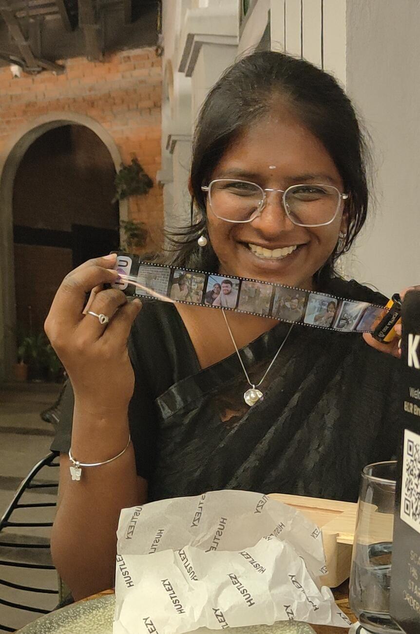 Personalised Camera Roll Keychain