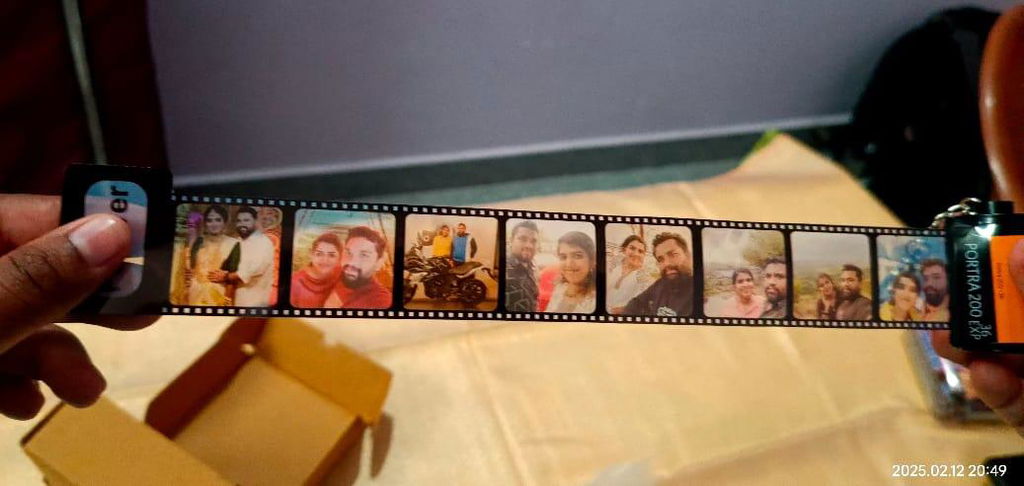 Personalised Camera Roll Keychain