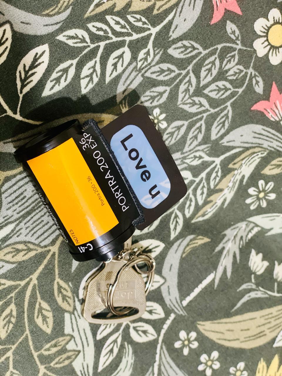 Personalised Camera Roll Keychain