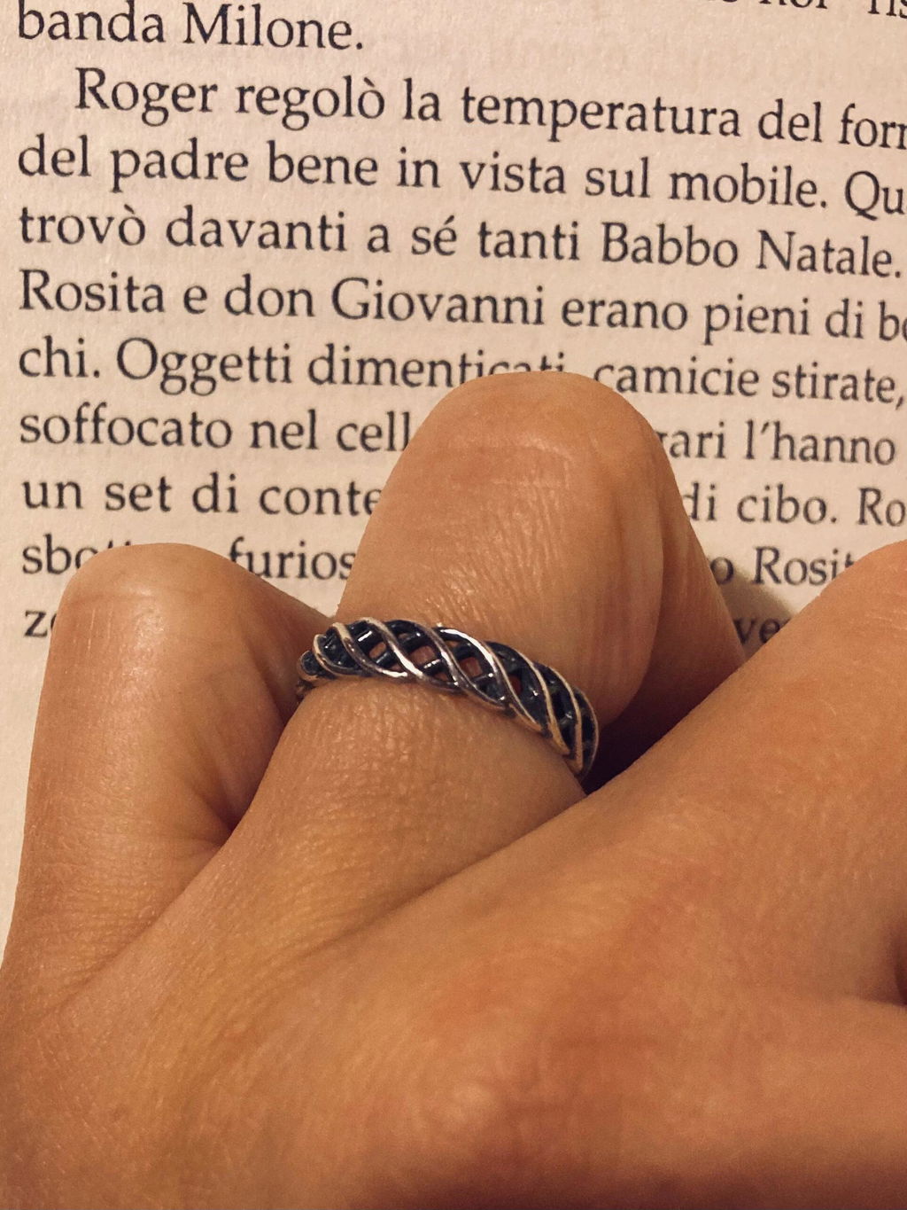 Anello etnico in argento 925 - WOKHA