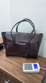 Office Tote - Chocolate Brown