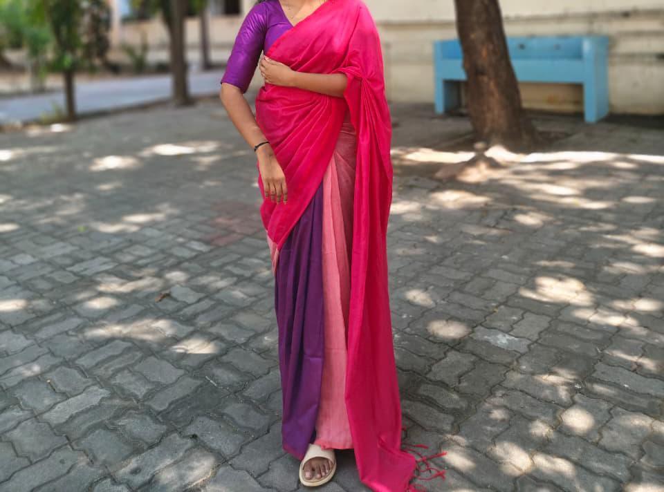 JADE KI LALI | Cotton | Indidha Saree