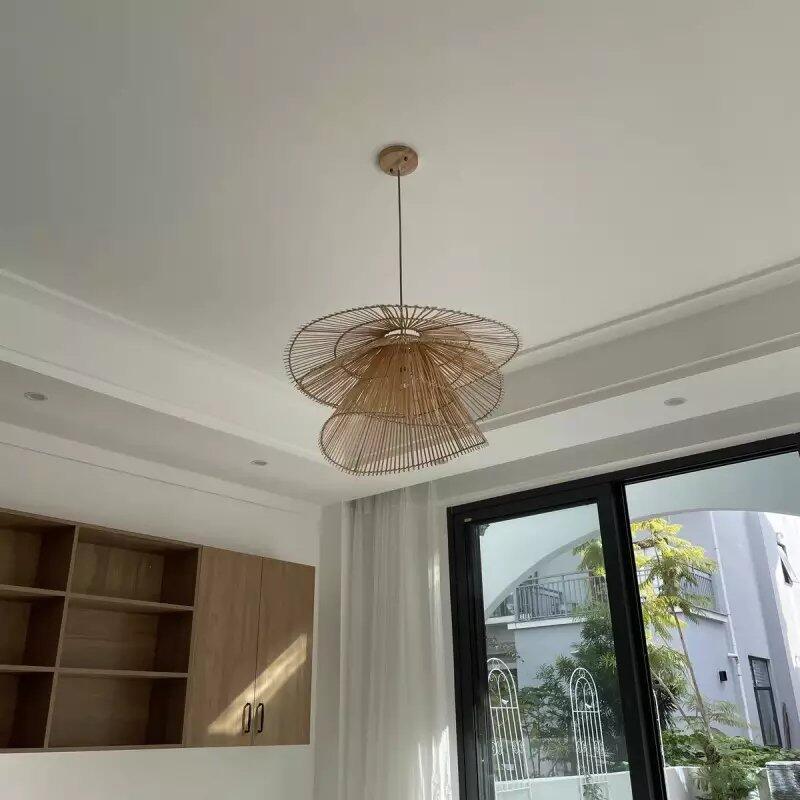 Wilby Tiered Bamboo Pendant Light