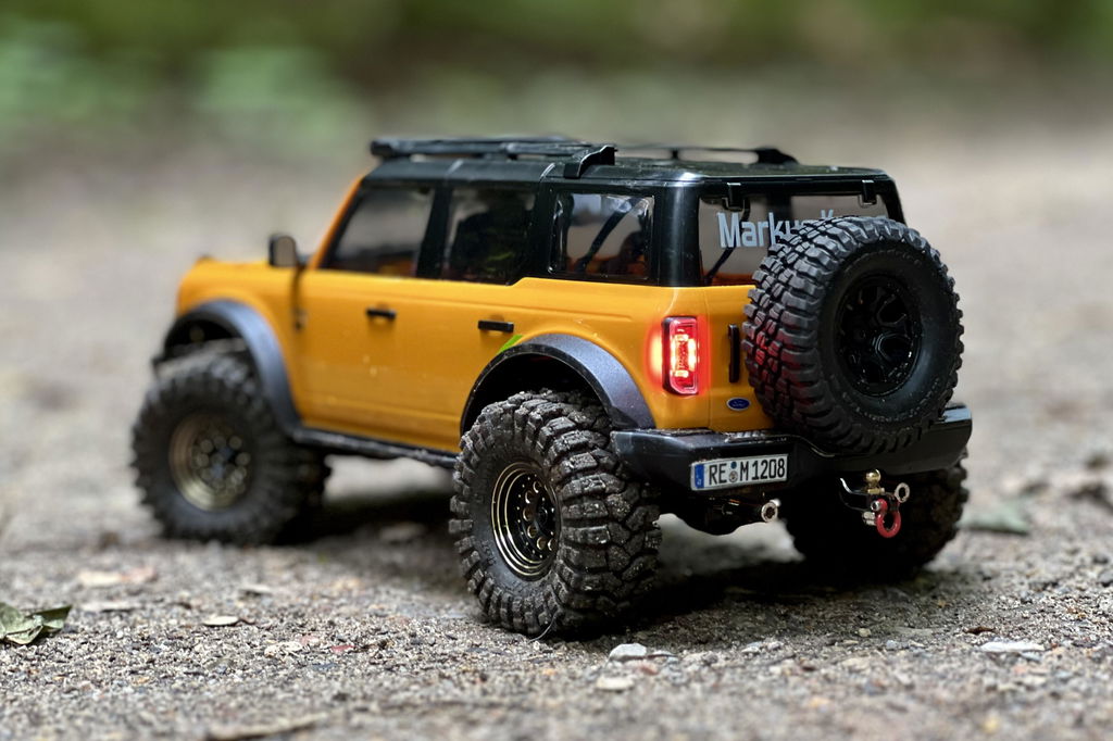 Brass Wheels Trx4m Scx24 INJORA 1.0 Plus Brass Beadlock Wheels - 4PCs