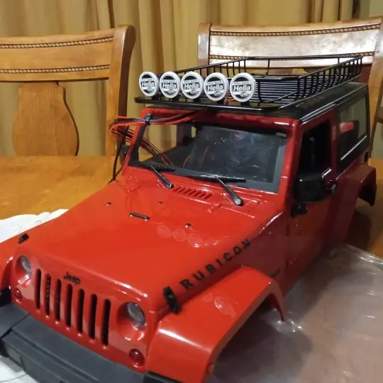 Phare Métal Scx10 Barres De Toit LED Métal Pour Voiture 1/10 RC Crawler – Traxxas TRX4, SCX10 – 9imod Phare Métal Scx10 Barres De Toit LED Métal Pour Voiture 1/10 RC Crawler – Traxxas TRX4, SCX10 – 9imod