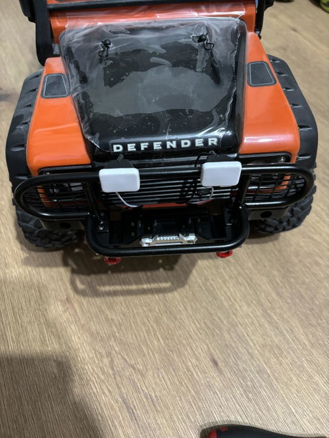 INJORA Metal Front Camel Trophy Bumper with Light for Traxxas TRX-4 De