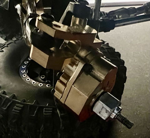 INJORA 41g/pcs Brass Outer Portal Drive Housing #8251 for TRX-4 TRX-6