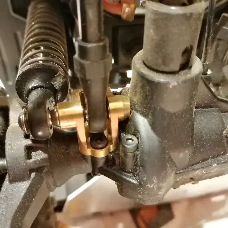 INJORA Aluminum Brass Axle Mount Set Suspension Links Stand for