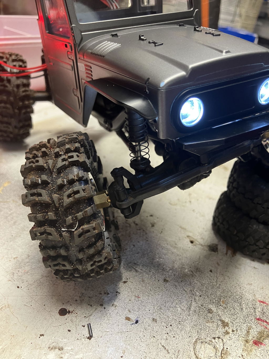 INJORA Peso De Rueda De Latón Con Adaptador Hexagonal De 10 Mm – Extensión Para 1/10 RC Crawler Traxxas TRX-4 G63 (4 Piezas)
