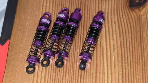 INJORA 40mm Big Bore Oil Shock Absorber for 1/24 SCX24 FCX24M