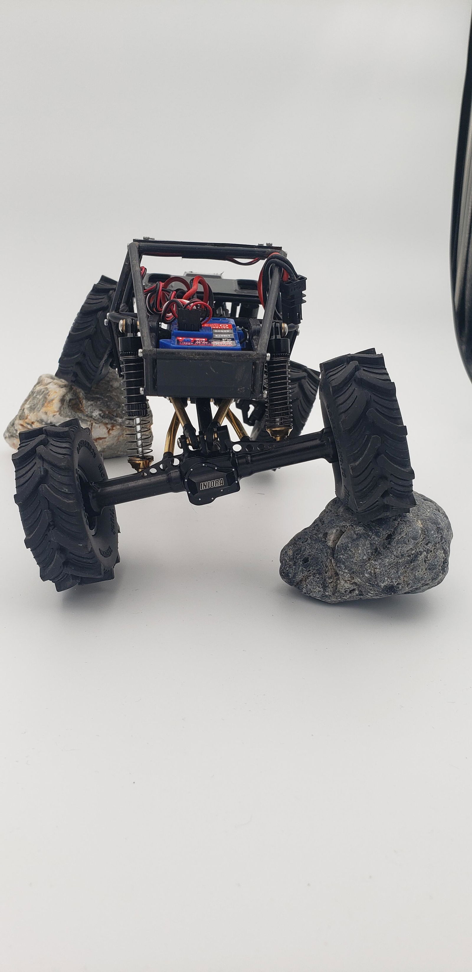 INJORA +4mm Aluminum Axles for 1/18 TRX4M TRX4MT