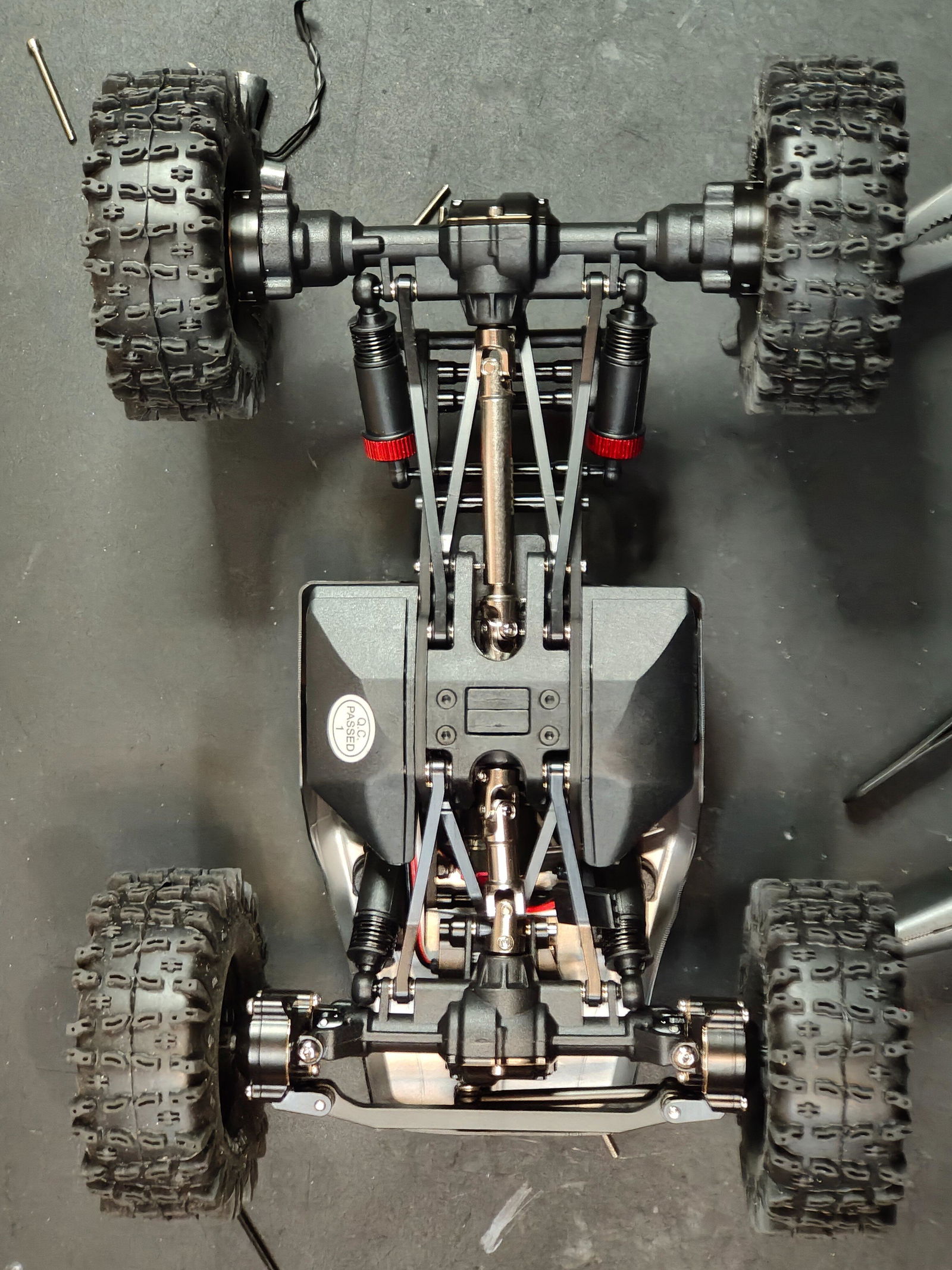 INJORA Black Brass High Clearance Links for 1/18 Redcat Ascent-18 APEX