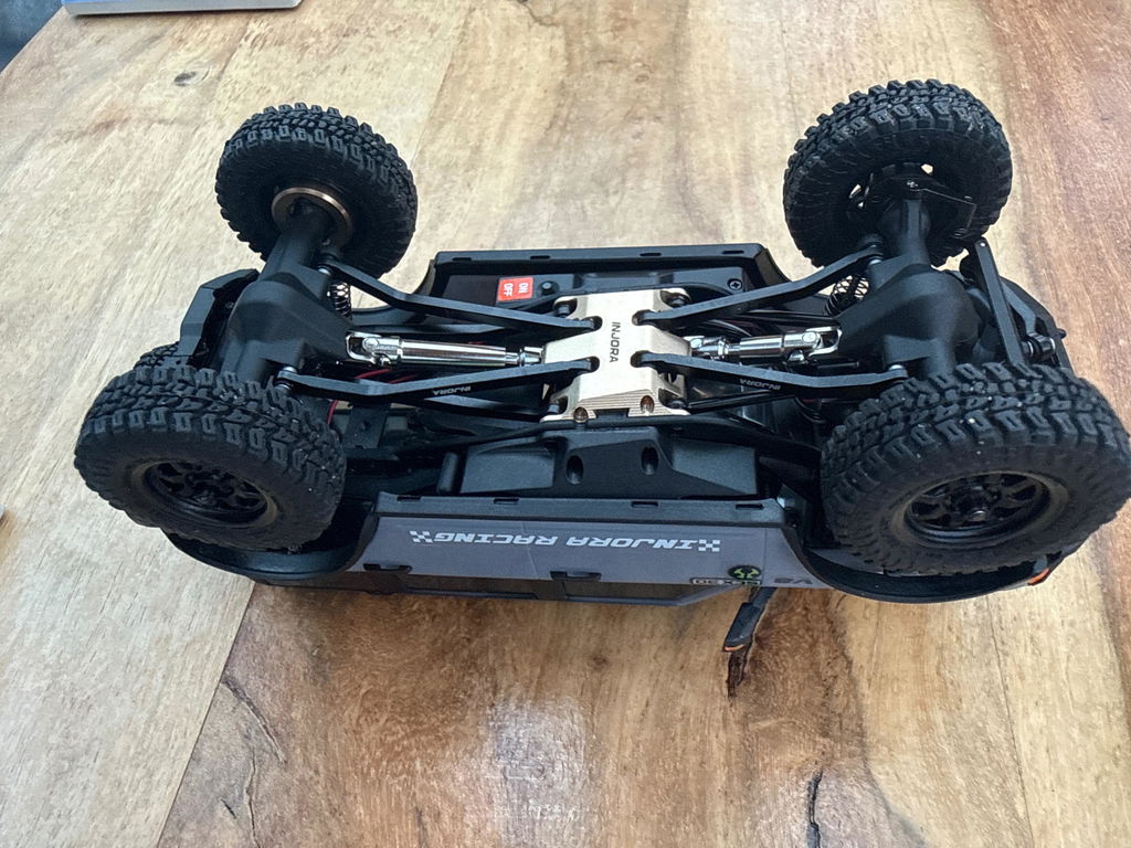INJORA Kit de Transmission en Aluminium pour Upgrade 1/30 Axial SCX30 (Assemblage Requis