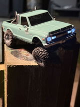 4 pneus Injora 0.7 35*14mm King Trekker pour 1/30 SCX30