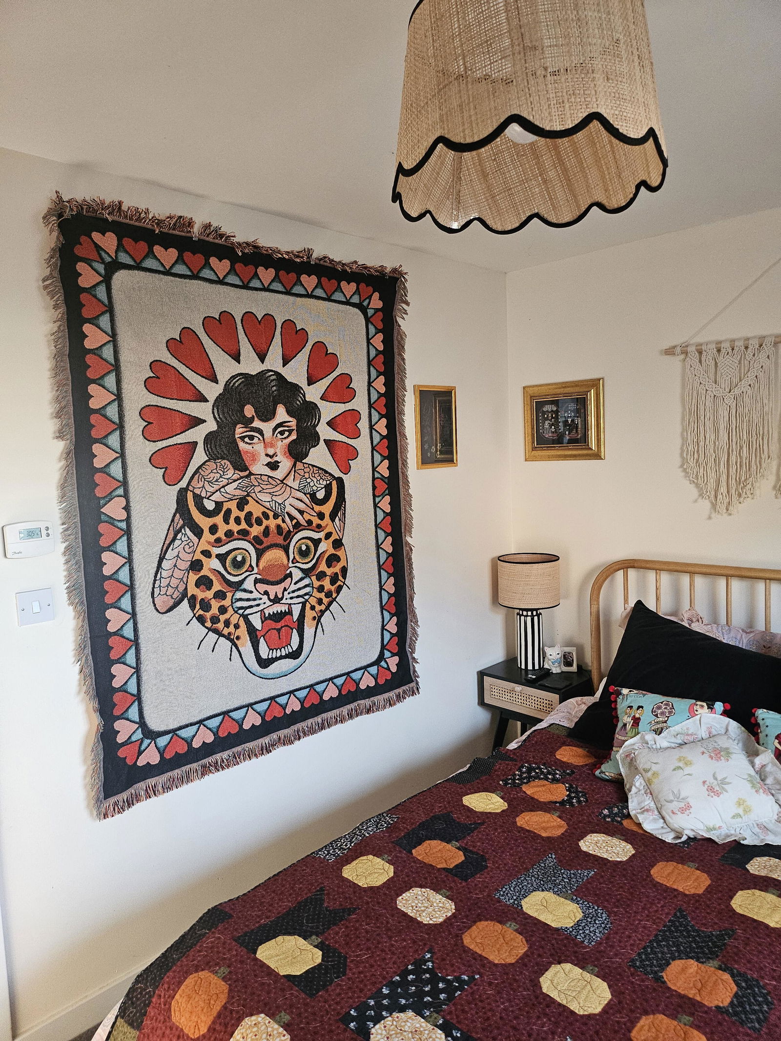 Flip Face Demon Rug - Gothic Lady Decor – Inked Rugs