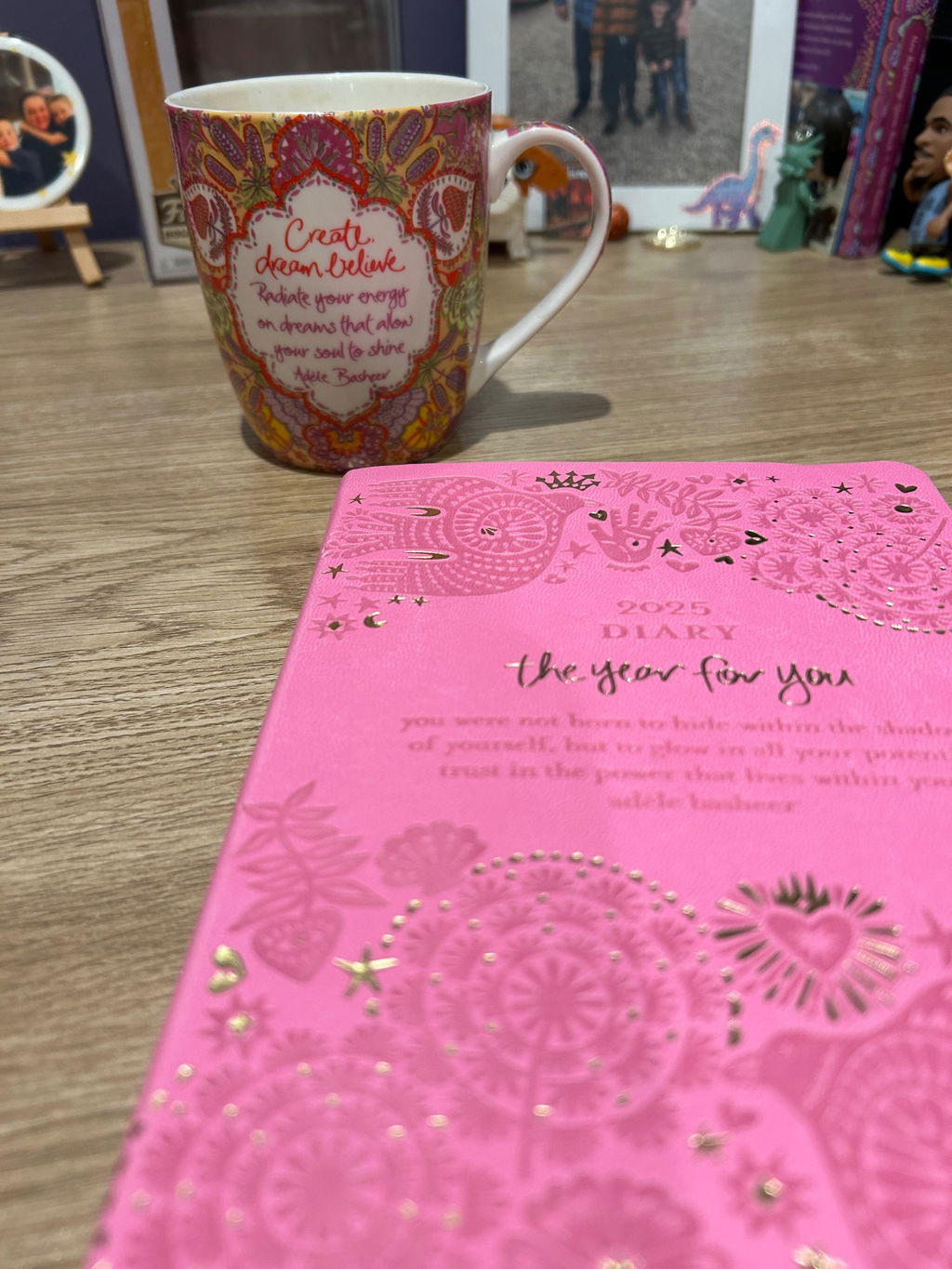 2025 Diary Planner | The Year for You - Rose Quartz Pink