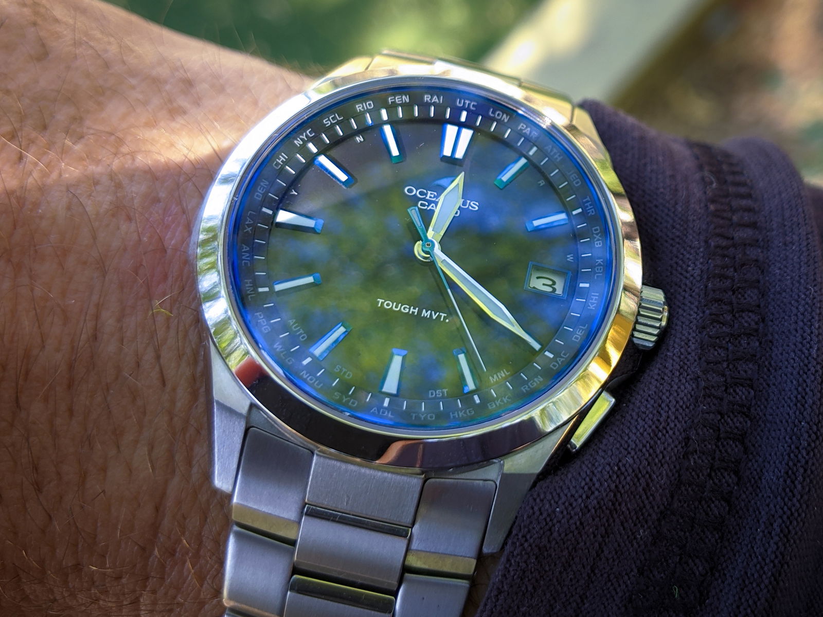 CASIO OCW-S100-1AJF Men's OCEANUS 3 Hands Model with Smar | IPPO