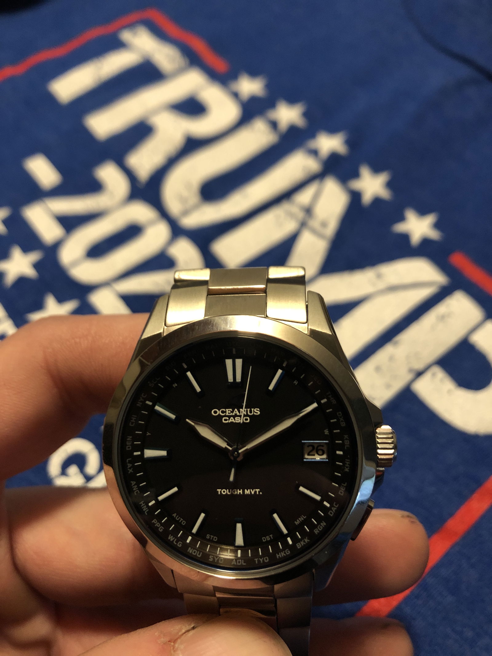 CASIO OCW-S100-1AJF Men's OCEANUS 3 Hands Model with Smar | IPPO